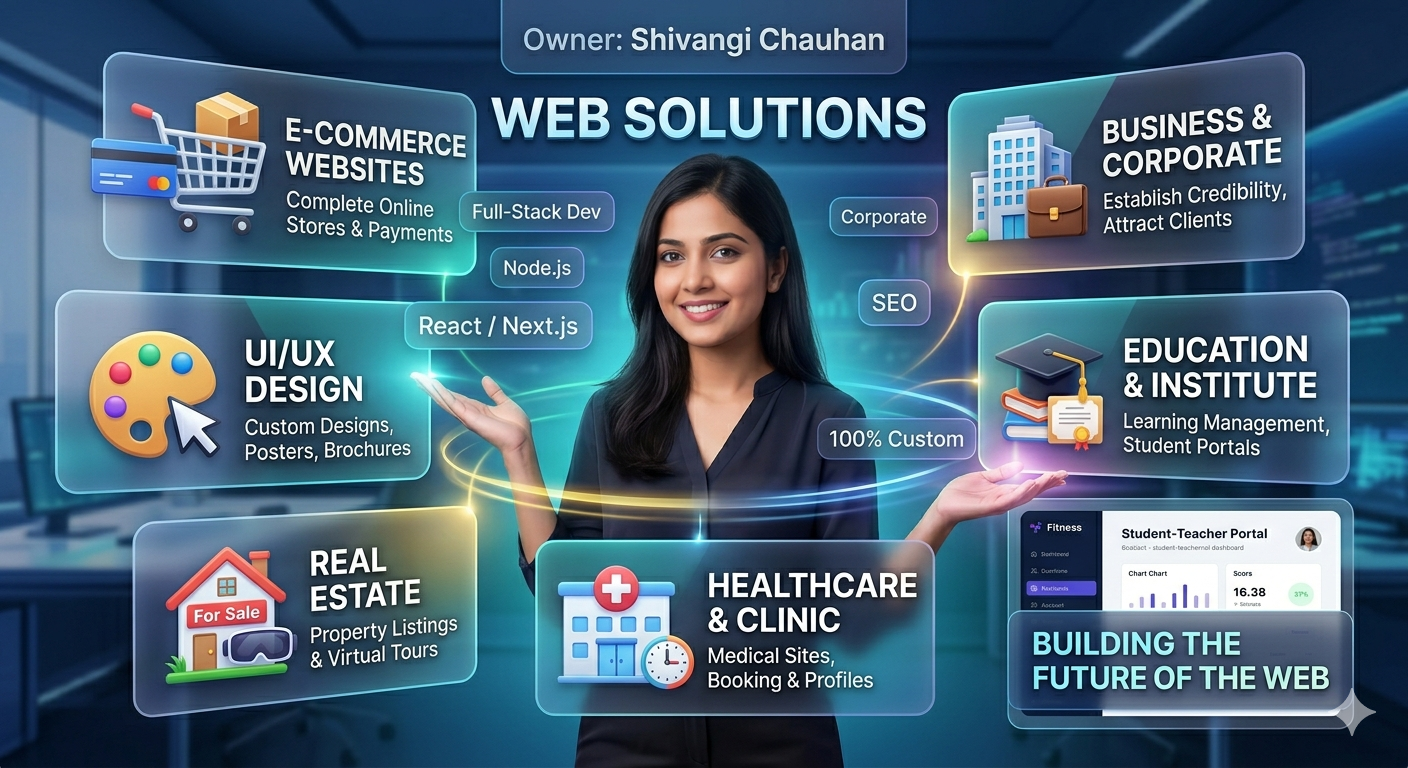 Shivangi Chauhan - Website Developer India